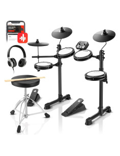 Batería Electrónica Donner DED-80 con 4 Pads y 180 Sonidos