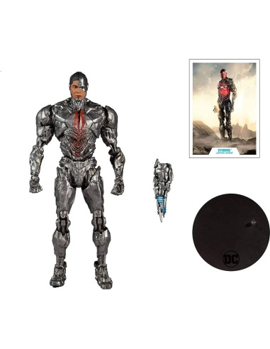 Figura de Acción McFarlane Cyborg 17.78 cm DC Justice League