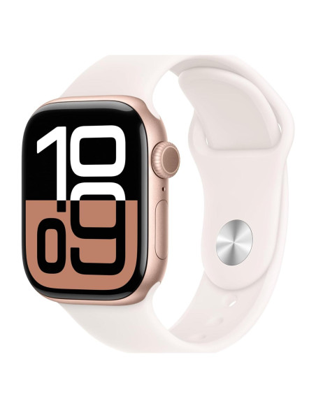 Apple Watch Series 10 GPS 42mm Aluminio Rosa Banda Rubor