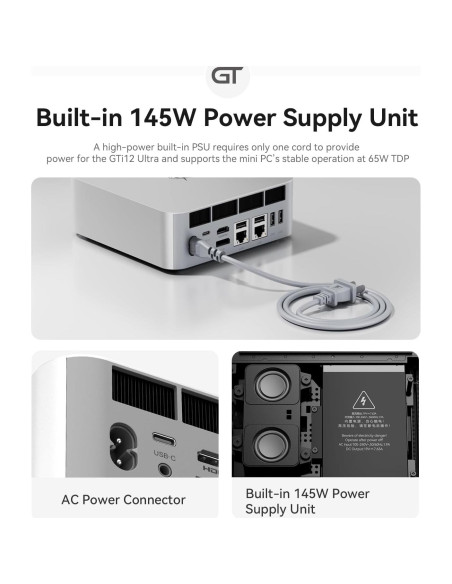 Beelink GTi12 Mini PC Intel i9 12900H 32GB 1TB 4K