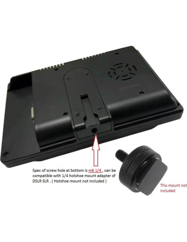 Monitor LONCEVON 7" HDMI VGA 1080P con altavoces