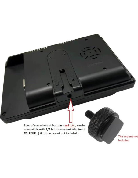 Monitor LONCEVON 7" HDMI VGA 1080P con altavoces