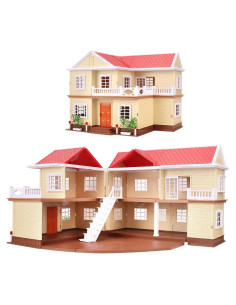 Casa de Muñecas BananMelon BM con Muebles y Luces