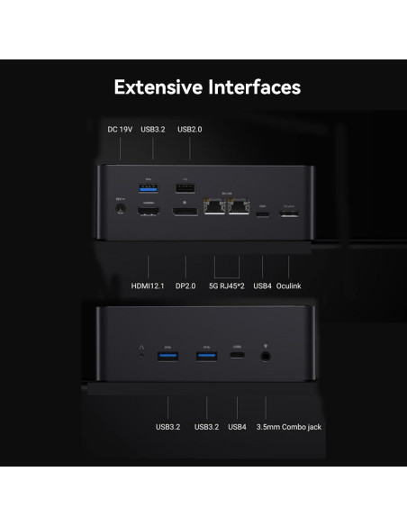 Mini PC AtomMan X7 Ti, Intel Core Ultra 9, 32GB RAM, 1TB SSD