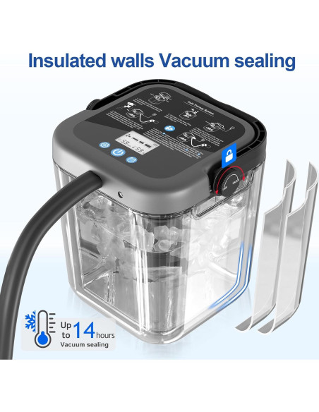 Máquina de Terapia Fría Egfvcbo para Rodilla 6.2L Batería 1800mAh