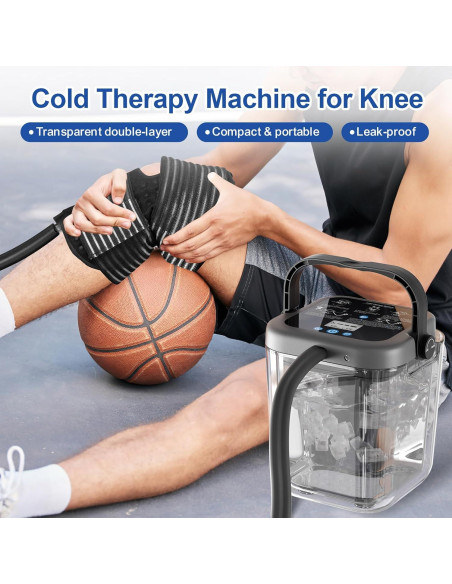 Máquina de Terapia Fría Egfvcbo para Rodilla 6.2L Batería 1800mAh