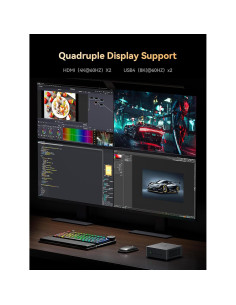 MINISFORUM UM790 Pro Mini PC Ryzen 9 64GB 1TB 8K 2