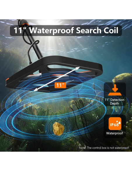 Detector de Metales DetectTrek M55 11" Impermeable 5 Modos