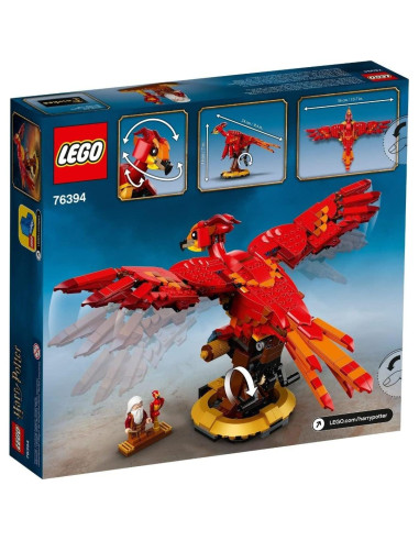 LEGO Harry Potter Fawkes el Fénix de Dumbledore 76394 35 cm