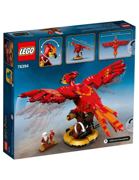 LEGO Harry Potter Fawkes el Fénix de Dumbledore 76394 35 cm