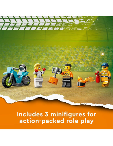 LEGO City Stuntz Camión Acrobático y Anillo de Fuego 60357
