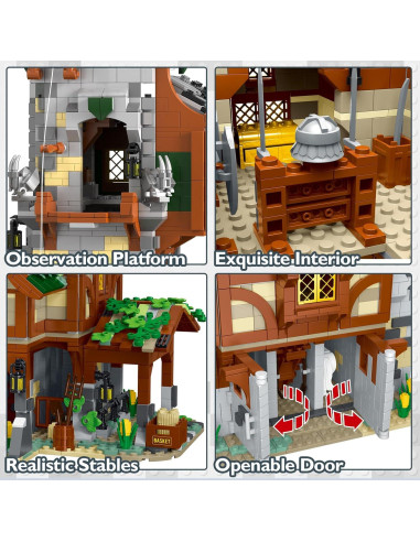 JMBricklayer Establo Medieval y Torre de Guardia 30107