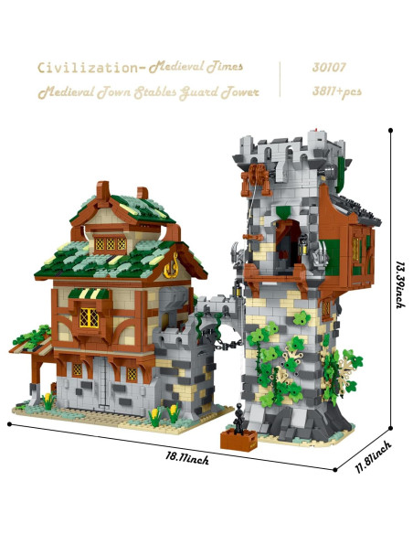 JMBricklayer Establo Medieval y Torre de Guardia 30107