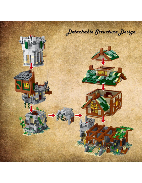 JMBricklayer Establo Medieval y Torre de Guardia 30107