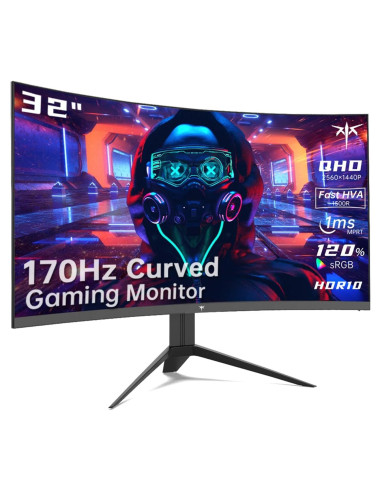 Monitor KTC H32S17 32" 2560x1440 170Hz Curvado