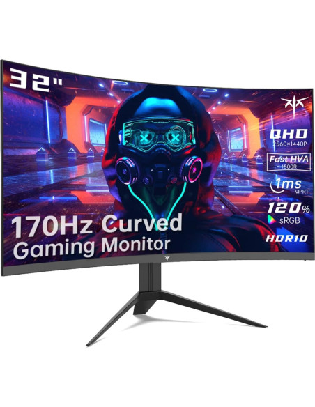 Monitor KTC H32S17 32" 2560x1440 170Hz Curvado