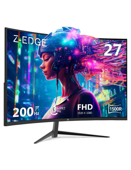 Monitor Curvo para Juegos Z-Edge UG27 27" FHD 200Hz 1ms