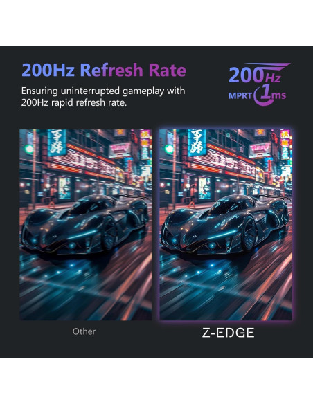 Monitor Curvo para Juegos Z-Edge UG27 27" FHD 200Hz 1ms
