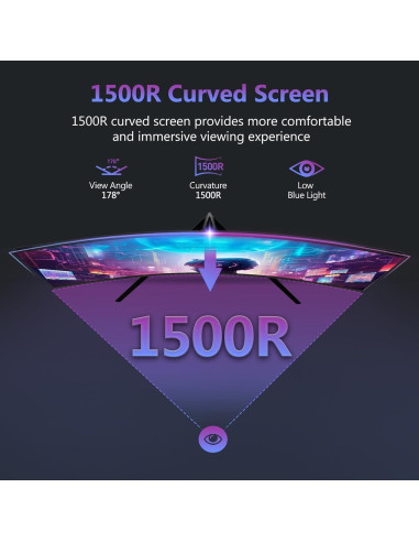 Monitor Curvo para Juegos Z-Edge UG27 27" FHD 200Hz 1ms