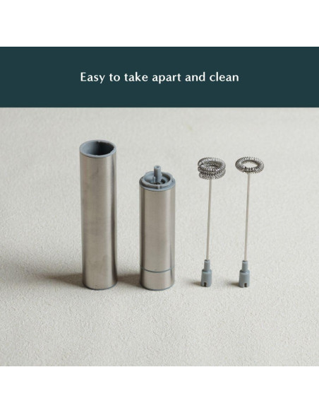 Batidor Eléctrico de Matcha Naoki - Espumador de Leche con 2 Cabezal