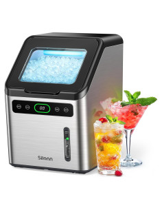 Máquina de Hielo Nugget Silonn SLIM30T 20 kg/día Autolimpieza