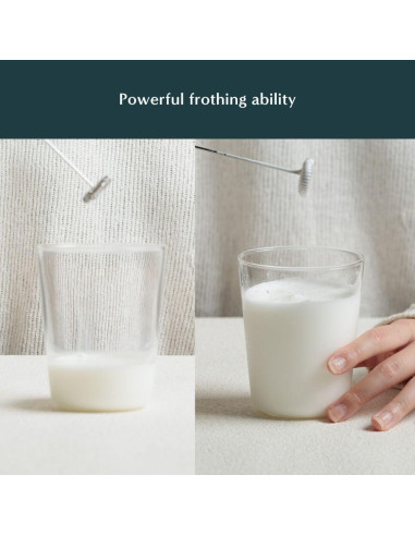 Batidor Eléctrico de Matcha Naoki - Espumador de Leche con 2 Cabezal