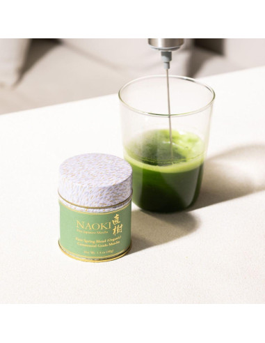 Batidor Eléctrico de Matcha Naoki - Espumador de Leche con 2 Cabezal