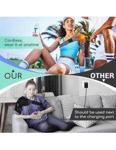 Faja Calentada Inalámbrica DeMoce para Hombros 3 Niveles 2