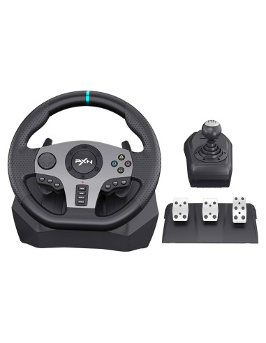 Volante de Carreras PXN V9 con Pedales y Palanca 270/900