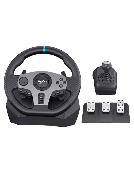 Volante de Carreras PXN V9 con Pedales y Palanca 270/900