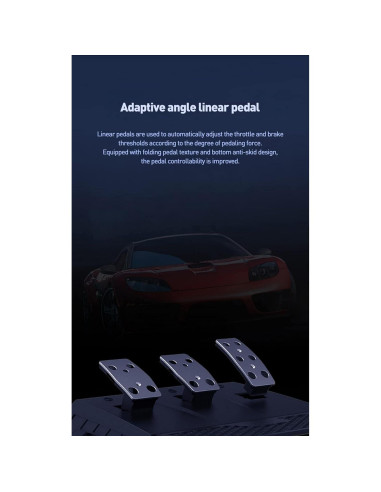 Volante de Carreras PXN V9 con Pedales y Palanca 270/900