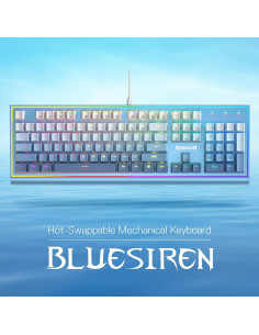 Teclado Mecánico RGB Redragon K654 104 Teclas Aluminio 2