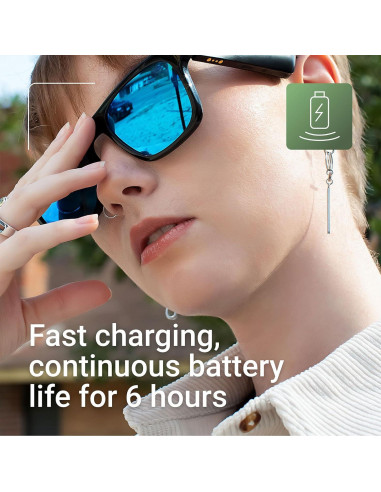 Gafas Inteligentes SKCT con Audio Bluetooth y Lentes Intercambiables