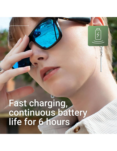 Gafas Inteligentes SKCT con Audio Bluetooth y Lentes Intercambiables