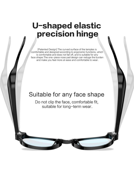 Gafas Inteligentes SKCT con Audio Bluetooth y Lentes Intercambiables