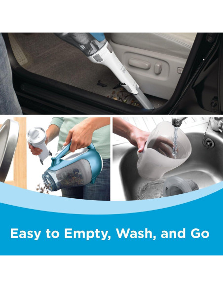 Aspiradora de mano inalámbrica BLACK+DECKER 16V CHV1410L