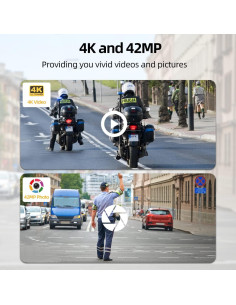 Cámara Corporal CAMMHD F6 256GB 4K Visión Nocturna 2