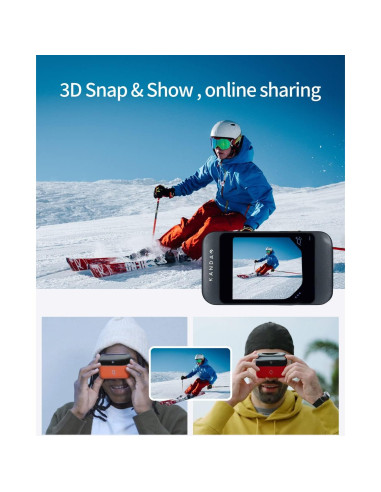 Cámara 3D KanDao QooCam EGO 24MP 8K 4K 60FPS Estabilizada