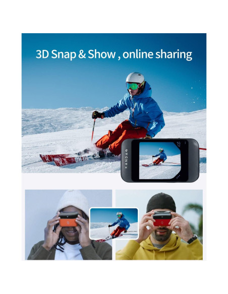 Cámara 3D KanDao QooCam EGO 24MP 8K 4K 60FPS Estabilizada