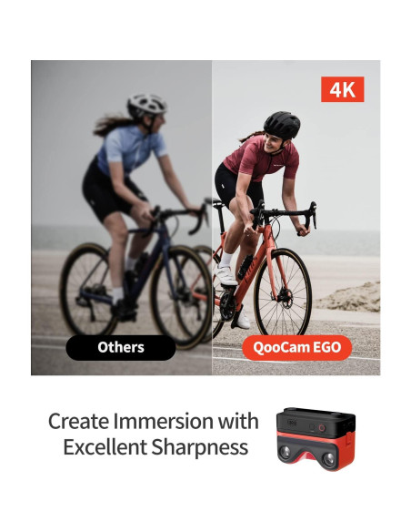 Cámara 3D KanDao QooCam EGO 24MP 8K 4K 60FPS Estabilizada