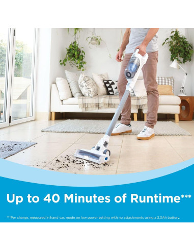 Aspiradora Inalámbrica BLACK+DECKER 16V MAX Multi-Superficie