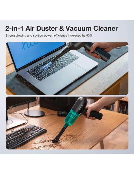 Soplador de Aire Comprimido MECO ELEVERDE 4 en 1 Verde