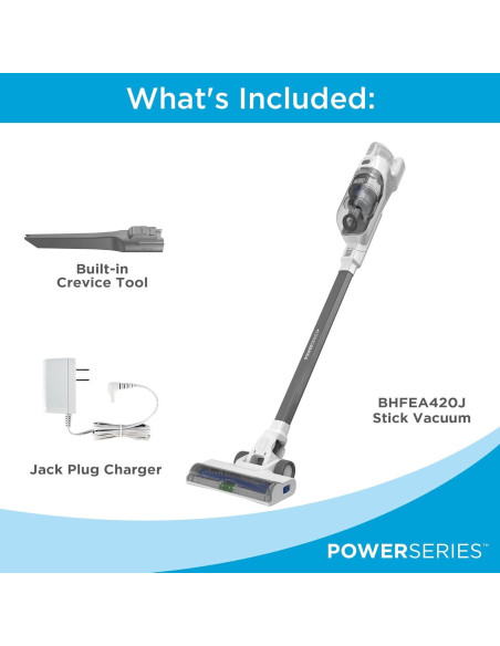 Aspiradora Inalámbrica BLACK+DECKER 16V MAX Multi-Superficie