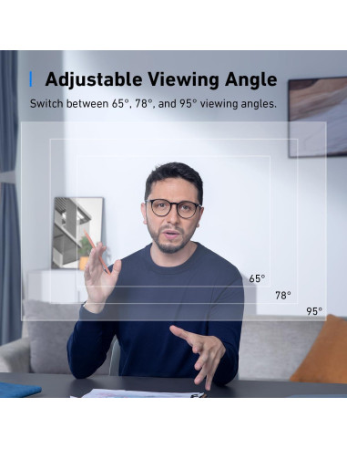 Cámara Web Anker C310 4K 12MP AI con Micrófono y Privacidad