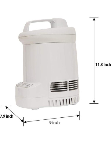 Máquina de Helados Koolatron Total Chef 1.2L Automática Blanca