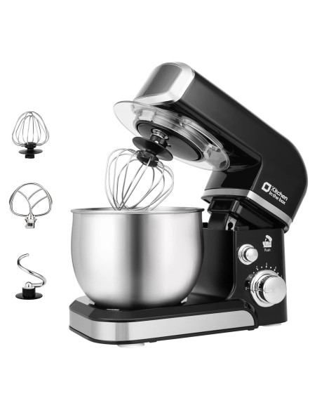 Batidora de pie Kitchen in the box 3L 6 velocidades Negro