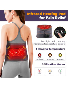 Almohadilla Térmica Inalámbrica MOAJAZA con Masaje y Calor 2