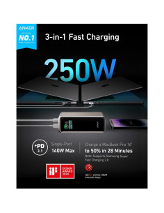 Banco de Energía Anker Prime 27,650mAh 250W Cargador 2