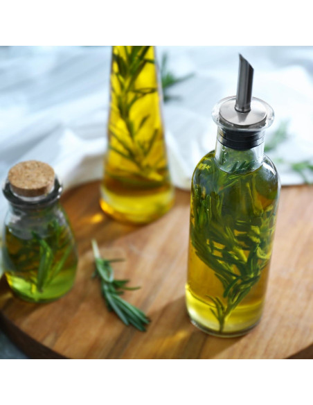 10 Vertedores de Botellas de Acero Inoxidable uxcell Dorado