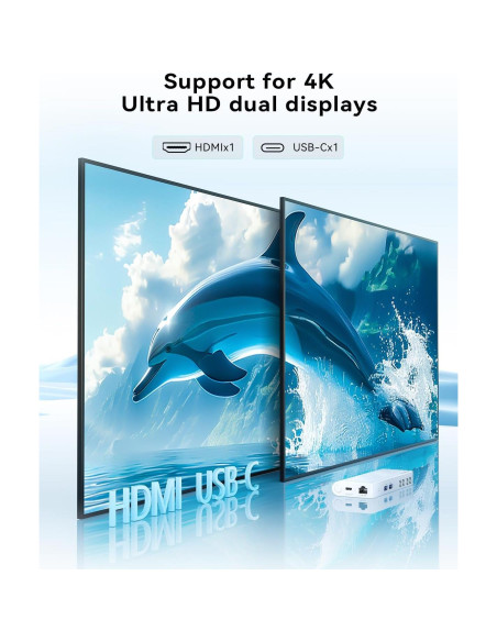 MINISFORUM S100 Mini PC Stick 8GB RAM 256GB 4K Ethernet